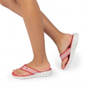 Slip-on sandal Nicole Heel WEDGEa Mid Rose black/White
